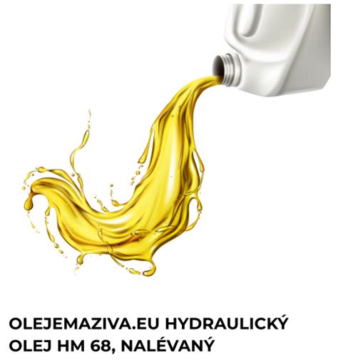 Ukázka různých balení hydraulických olejů