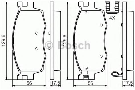 Grafické znázornění opotřebení brzdových destiček