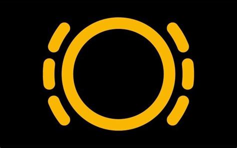 Kontrolka opotřebení brzdových destiček na palubní desce