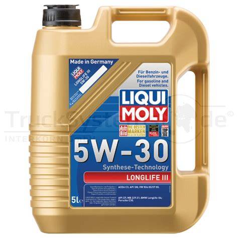 Obrázek ukazující balení Liqui Moly 5l 20647 a typické obaly
