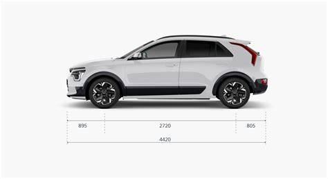 Infografika: Rozměry a dojezd Kia Niro EV vs. Niro Hybrid
