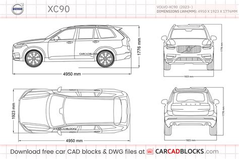 Ilustrace obálky uživatelské příručky Volvo XC90