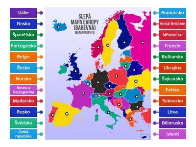 Mapa: Evropa - hlavní země dovozu Ford Mondeo 1998-2000