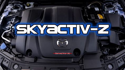 Infografika: Přehled motorů Skyactiv-G, Skyactiv-X a Skyactiv-Z v modelech Mazda
