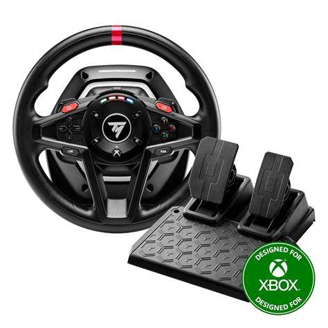 Obrázek ukazující Thrustmaster X Force Feedback v detailu upínacího systému a pedálů