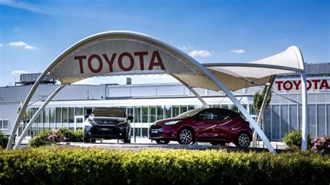 vizualizace evropských závodů Toyoty