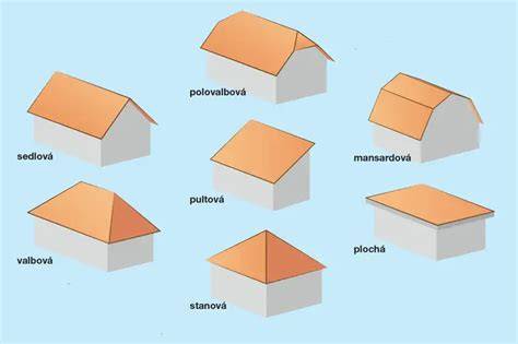 Infografika: typy střech a kompatibilní nosiče