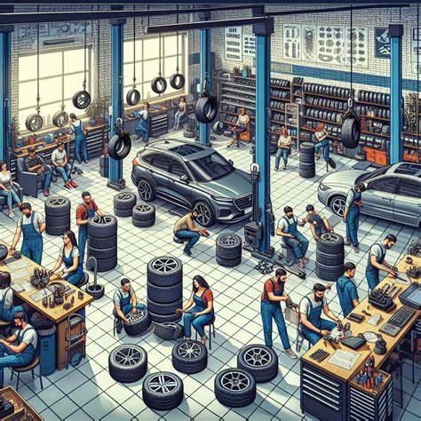 Ilustrace výběru pneumatik a kol