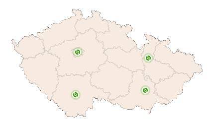 Mapa servisních partnerů Škoda a síť poboček pro dekarbonizace