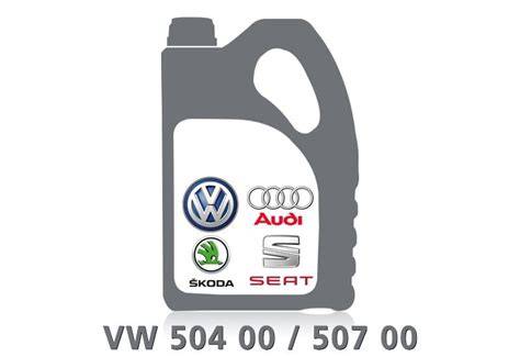Logo VW a normy VW 504.00 a 507.00