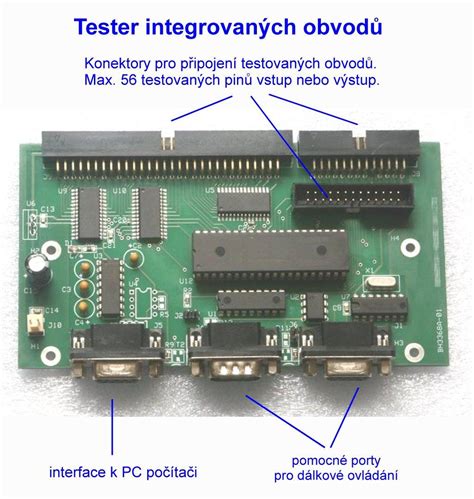 Detail plošného spoje s 