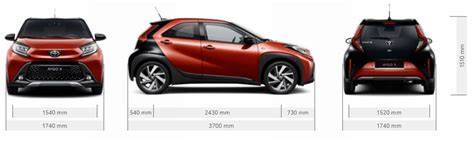 Infografika: Aygo X - technické parametry a rozměry