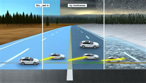 Graf srovnání brzdné dráhy WetProof 1 vs. konkurence na mokru