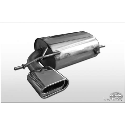 Detail koncovky sportovního výfuku Fox