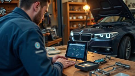 Infografika: Přehled kroků pro diagnostiku panelu BMW