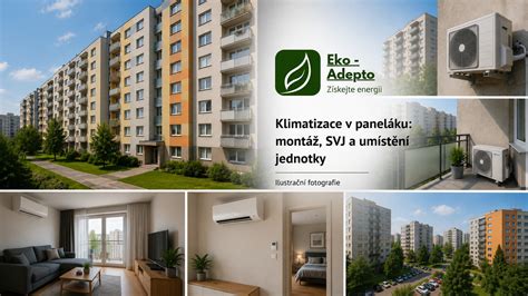 schematické znázornění umístění zajištění klimatizace