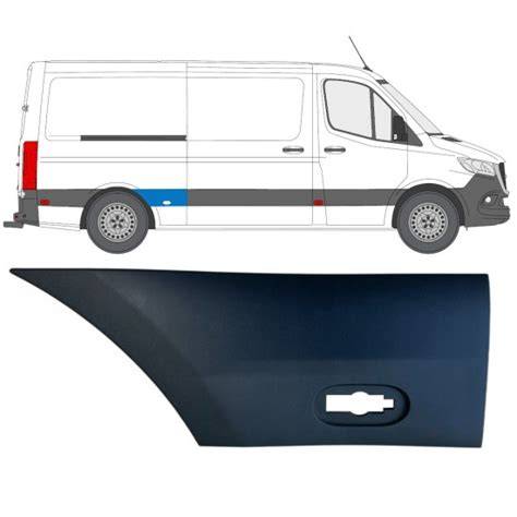 Boční lišta Sprinter foto porovnání
