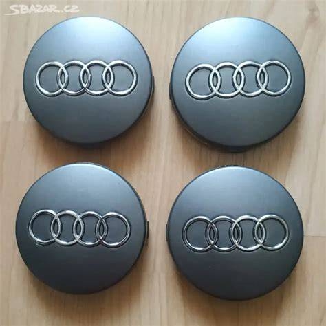 Fotografie ukázky pokliček Audi se středovou dírou 57.1 mm