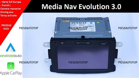 Infografika: Přehled funkcí Media Nav Evolution a kompatibilních zařízení
