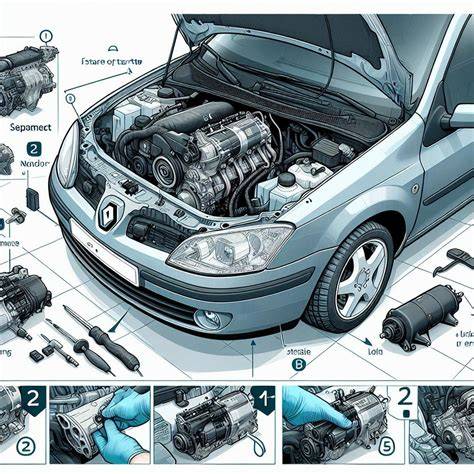 Infografika: Postup výměny potkávacích žárovek Renault Laguna