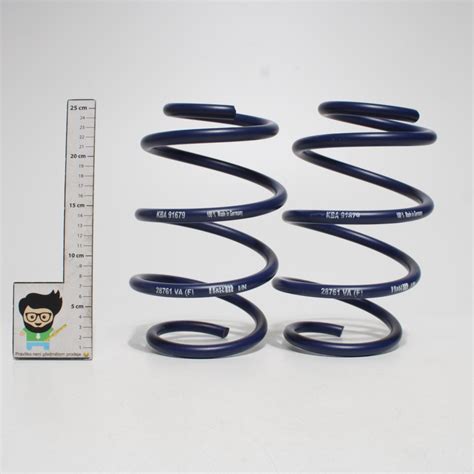 Diagram srovnání originálních a sportovních pružin