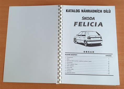 Ukázka různých tuningových dílů pro Škoda Felicia