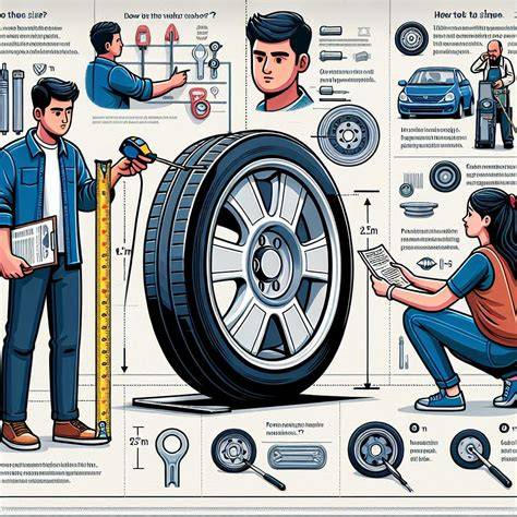 Infografika: jak změřit vůli kola vůči brzdovému třmenu