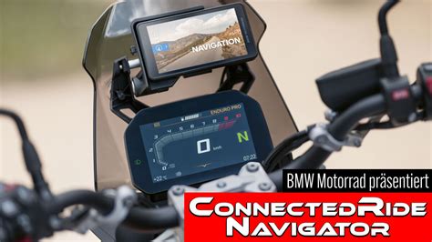 Ilustrace rozhraní BMW Motorrad ConnectedRide Navigator s možností plánování trasy