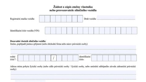 Ilustrační foto dokumentů a formulářů pro přepis vozidla