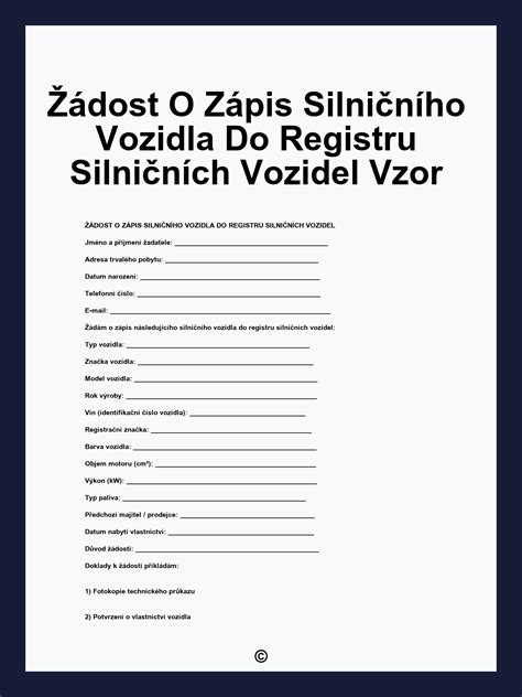Detailní záběr na vyplňování žádosti o přepis vozidla