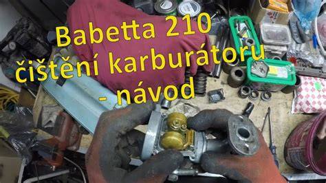 karburátor čištění nářadí