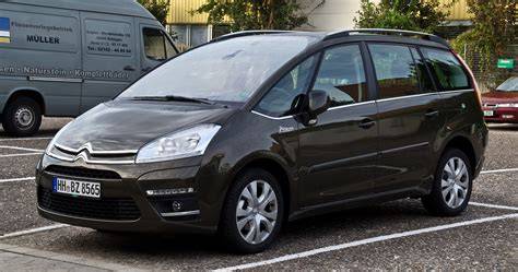 Obrázek interiéru Citroën Grand C4 Picasso s přehledem palubních prvků
