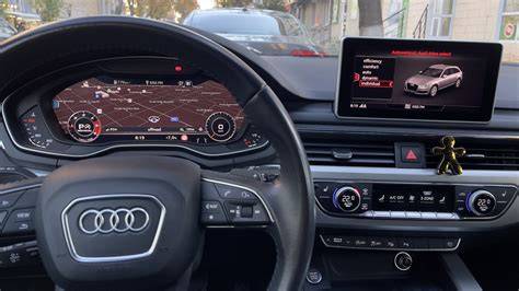 Audi A4 B9 interiér s MMI displejem