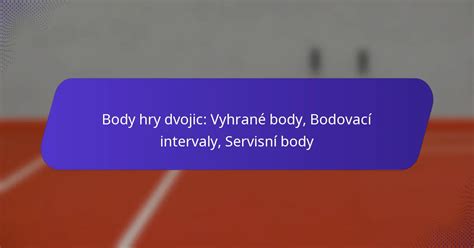 Infografika: Hlavní servisní body a intervaly výměn