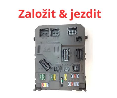 Schéma řídicí jednotky BSI v Peugeotu 407