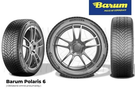 Ilustrace pneumatiky Barum Polaris 5 s důrazem na vzorek dezénu.