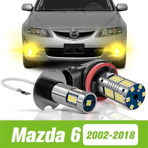 Infografika: Kompatibilita světlometů Mazda 6 GH/GJ pro roky 2002-2007