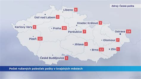 Mapa pokrytí doručení a výběr poboček pro vyzvednutí balíků