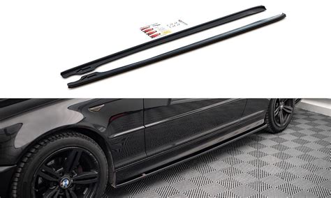 Boční prahové kryty BMW E46 Coupé - vizuální variace a montáž