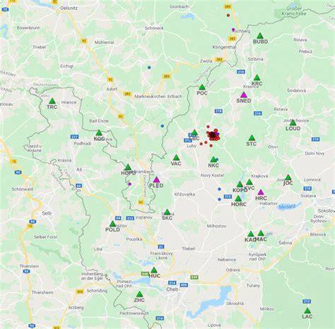 Mapa: Působnost autopůjčovny Car Effective v západních Čechách