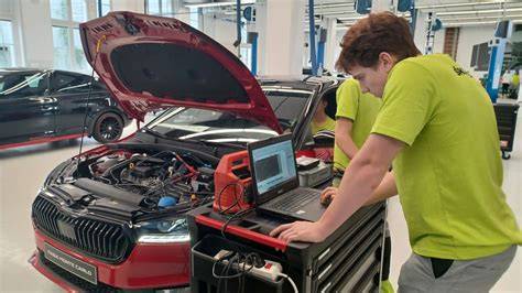 dílna studentské praktické výuky automechanik