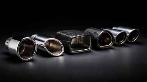 Různé typy performance koncoviek a duplex výfuků