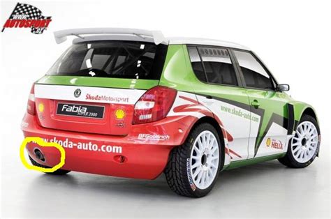 Příklady stylingových doplňků pro zadní část Škoda Fabia II