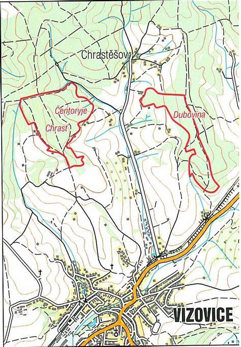 mapa autobazaru ve Vizovicích