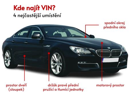 Ilustrační foto VIN čísla na vozidle