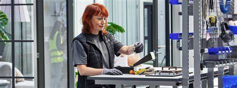 Autoservisní interiér a dílenské pracoviště