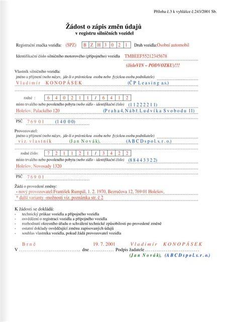 Infografika: Krok za krokem, jak podat žádost o zápis změn údajů v registru silničních vozidel