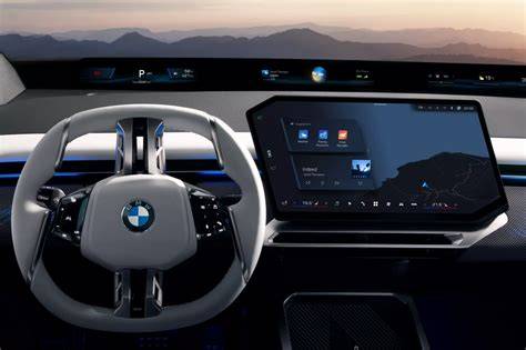 Schéma rozmístění ovládacích prvků v centru palubní desky BMW 3