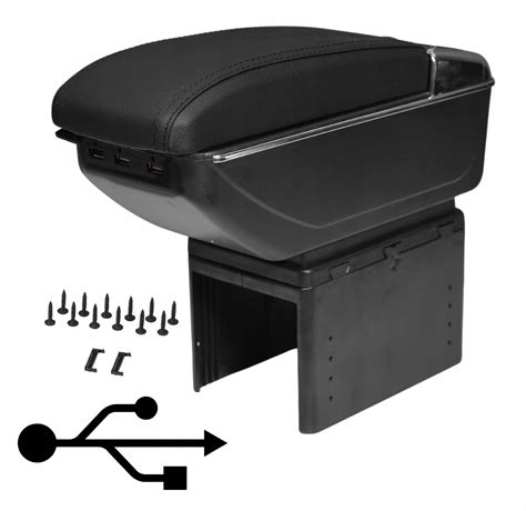 Ilustrace loketní opěrky s úložným prostorem