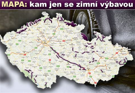 Mapa pokrytí zimních a letních pneumatik v Evropě